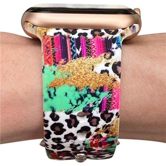 NEW Colorful Leopard Luxury Apple Watch Band